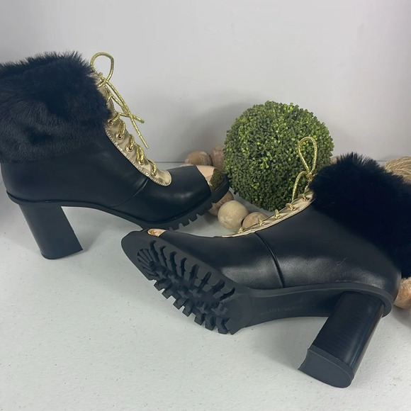 THINGS II COME
Women's Maliyana Luxurious Lace-Up Embellished Block-Heel Booties - Picture 9 of 12